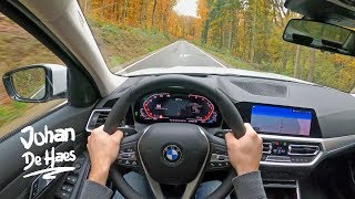 2019 BMW 330e Hybrid Sedan 292 HP POV TEST DRIVE [upl. by Ciri]