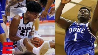 Gonzaga fends off Zion Duke in thrilling Maui Invitational finish  College Basketball Highlights [upl. by Eido]