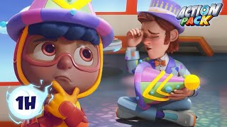 Clown triste danniversaire⚡🦸🏼‍♂️ Action Pack Français Épisode Complet  Dessin Animé Pour Bébé [upl. by Drobman]