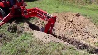 BXpanded Narrow Trencher Bucket in Action [upl. by Snashall529]