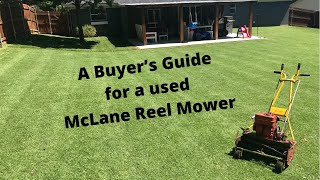 How to Buy A Used McLane Reel Mower [upl. by Alel]