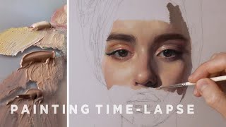 OIL PAINTING TIMELAPSE  “Blossom” [upl. by Ingham284]