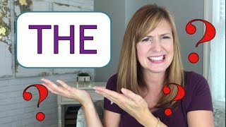 How to Pronounce THE  American English Pronunciation Lesson [upl. by Ashli]