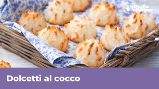 DOLCETTI AL COCCO MORBIDI ricetta facilissima [upl. by Noval]