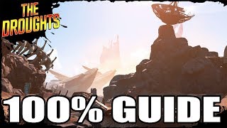 Borderlands 3  The Droughts 100 Guide  All Challenges Side Missions amp Collectibles [upl. by Casi]