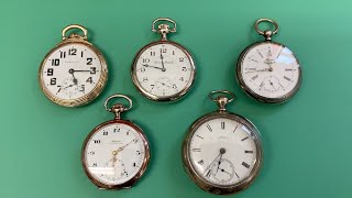 Setting and Winding Pocket Watches [upl. by Sanfo638]