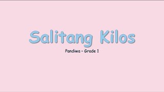 SalitangKilos  Pandiwa Grade 1 [upl. by Calida]