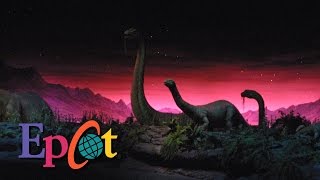 Dinosaurs Scene from Universe of Energy at Epcot  Walt Disney World  OnRide Video [upl. by Artined]