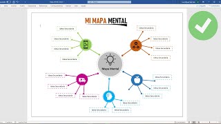 Mapa mental en Word [upl. by Robson]