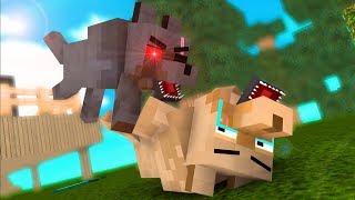 Wolf Life 13  Craftronix Minecraft Animation [upl. by Maillil]