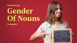 Feminine Or Masculine In Spanish  Spanish In 60 Seconds [upl. by Aliuqaj]