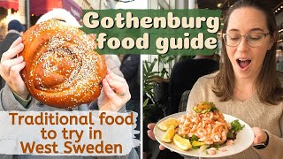 GOTHENBURG FOOD  9 SWEDISH FOODS TO TRY  What to eat in Gothenburg Americans try Swedish food [upl. by Esirahs]