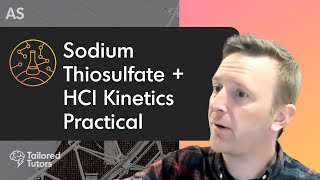 Sodium Thiosulfate  HCl Kinetics Practical  A Level Chemistry  AQA [upl. by Adur]