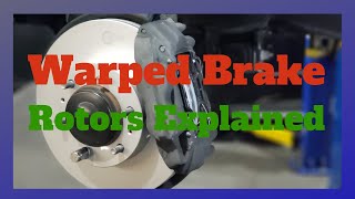 The Symptoms Of Warped Brake Rotor Explained [upl. by Myrtie5]