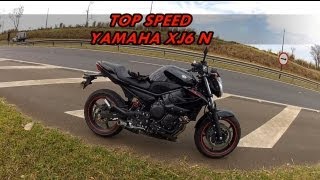 YAMAHA XJ6 N  TOP SPEED HD [upl. by Jurdi]