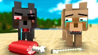 Wolf Life 10  Craftronix Minecraft Animation [upl. by Hnib671]