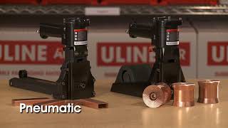 Uline Pneumatic and Manual Staplers [upl. by Ettelorahc]