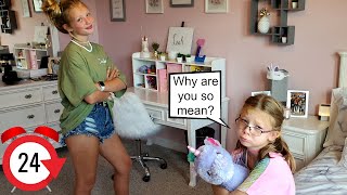 Being Mean To My Sister For 24 Hours Challenge Prank [upl. by Naitsihc906]