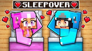 Omz amp Lily SLEEPOVER in Minecraft [upl. by Ayad328]