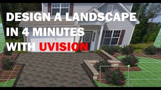 The 4 Minute 3D Landscape Plan with UVision [upl. by Kial668]