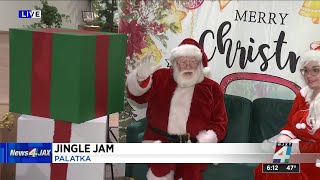 Riverfront Park hosts Jingle Jam for Palatka families this holiday season [upl. by Annalise655]