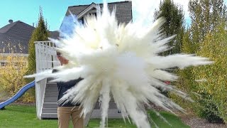 Whats inside EXPLODING Fire Extinguisher Balls [upl. by Keir354]