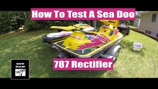 How To Test A Rectifier In Your Sea Doo XP GSX GTX SPX [upl. by Sidnac]