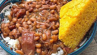 Southern Style Pinto Beans Recipe Slow amp Easy  SLOW COOKER PINTO BEANS  SURVIVAL MEALS [upl. by Iemaj]