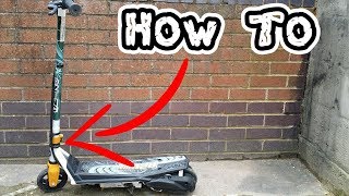 How To Tighten A Loose Handle Bar On A Scooter [upl. by Viddah]