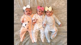 A day in the life with triplets Vlog [upl. by Westney120]