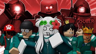 40 YouTubers VS Squid Game  Roblox The Strongest Battlegrounds [upl. by Eleirbag629]