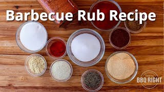 BBQ Rub Recipe  How to Make your own Barbecue Rub [upl. by Harolda957]