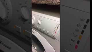 Hotpoint washing machine flashing lights [upl. by Airet235]