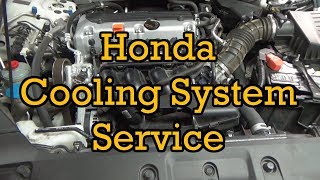 Honda Cooling System ServiceFluid Change [upl. by Hairaza411]