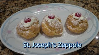 Italian Grandma Makes St Josephs Zeppole [upl. by Rairb549]