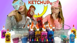 LEAH CHEATED Blindfolded Slime Challenge [upl. by Teagan]