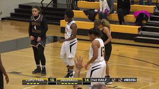 High School Girls Basketball Como Park vs DeLaSalle [upl. by Stolzer]