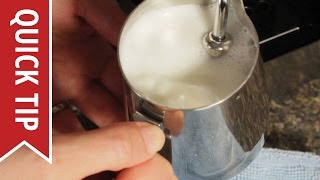 How to AutoFroth Milk for Lattes [upl. by Tabbi]