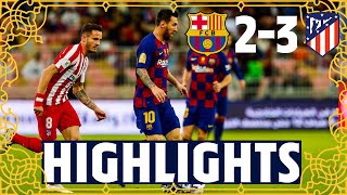 HIGHLIGHTS  Barça 23 Atlético Madrid [upl. by Aleahs]