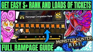 Ultimate Rampage Guide  Easy Solo S Rank  Tickets  Apex Breakdown  Monster Hunter Rise rise [upl. by Oah264]