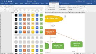 CÓMO HACER UN MAPA CONCEPTUAL EN WORD [upl. by Ardnaid]