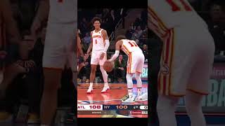 Trae Young Disrespect the Knicks LOGO Knicks vs Hawks [upl. by Zsazsa503]