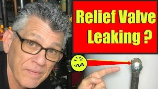 Hot Water Heater Relief Valve Leaking [upl. by Henriques]