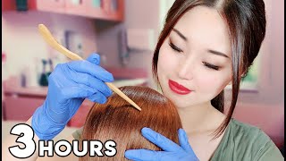 ASMR Sleep Time  3 Hours of Hair Treatments [upl. by Catriona905]