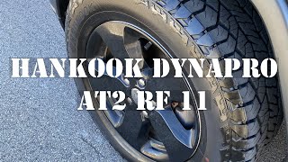 Hankook Dynapro AT2 RF11  an average guys review [upl. by Oretna]