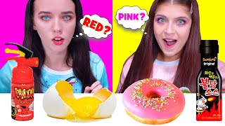 ASMR FOOD OF THE SAME COLORS CHALLENGE By LiLiBu [upl. by Llesram895]