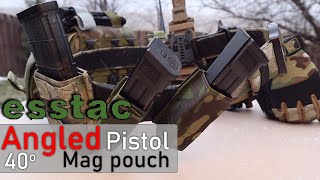 Esstac Angled Pistol Pouch  The next competition mag pouch [upl. by Bullard]