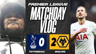 IM SEETHING AFTER THAT PERFORMANCE 🤬 Tottenham 02 Wolves MATCHDAY VLOG [upl. by Anivel]