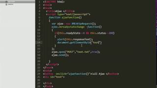 Simple Ajax in java script with example [upl. by Anahsor]