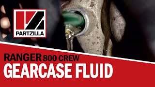 Polaris Ranger 800 Crew Gear Oil Change  Polaris Ranger 800 Transmission Fluid Change [upl. by Helli]